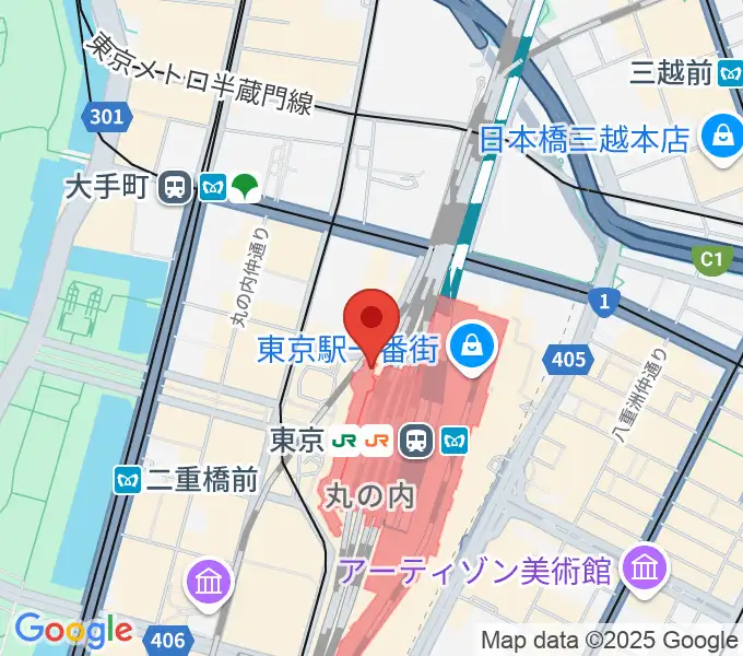 東京ステーションギャラリーの地図