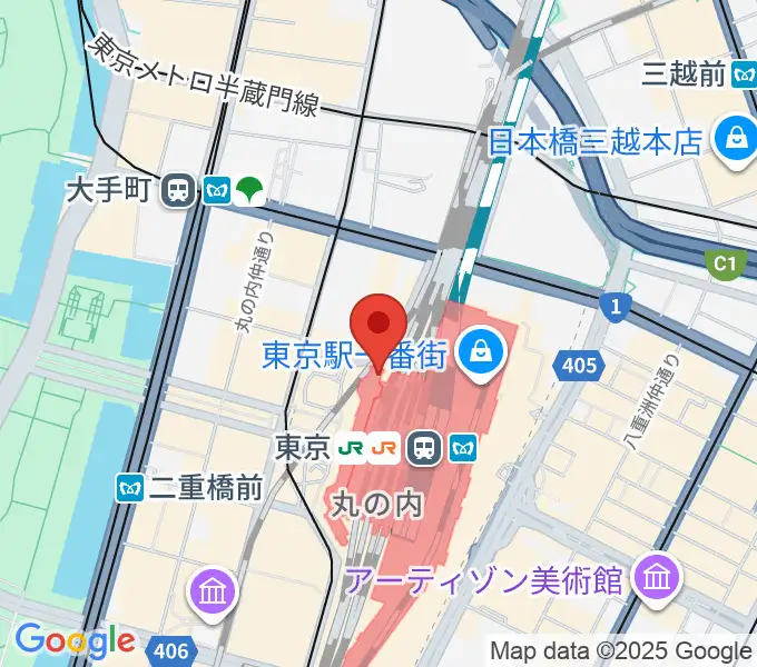 東京ステーションギャラリーの地図
