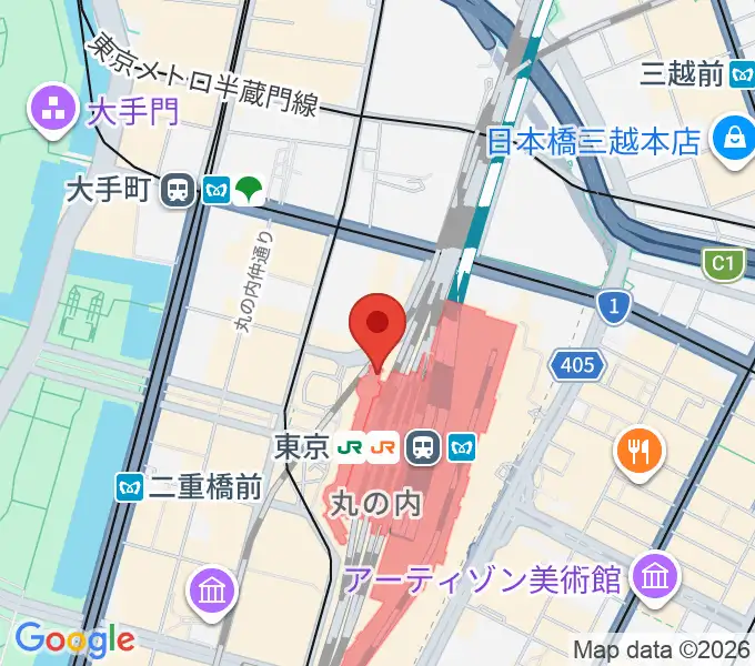 東京ステーションギャラリーの地図