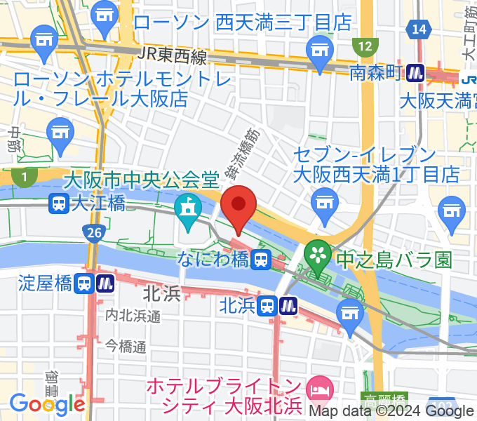 大阪市立東洋陶磁美術館の場所