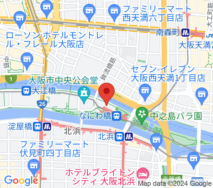 大阪市立東洋陶磁美術館の場所