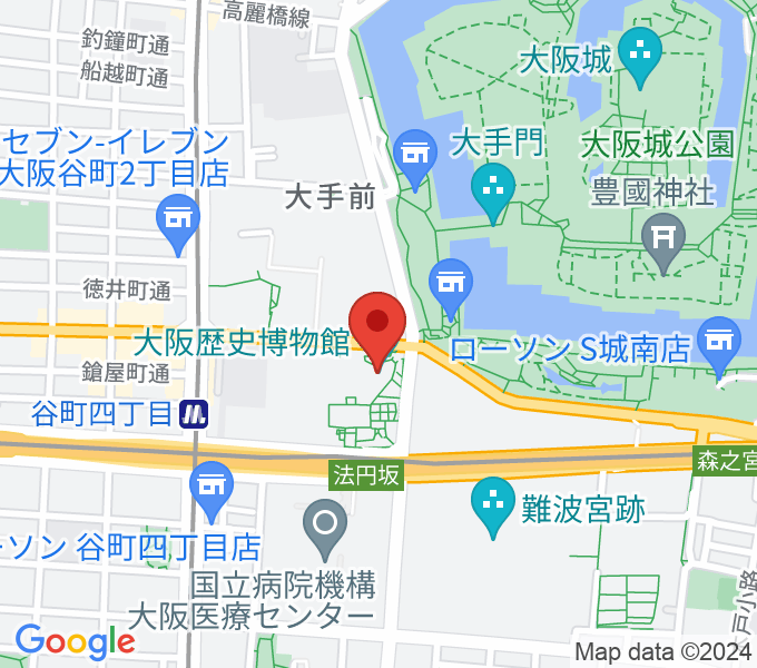 大阪歴史博物館の場所