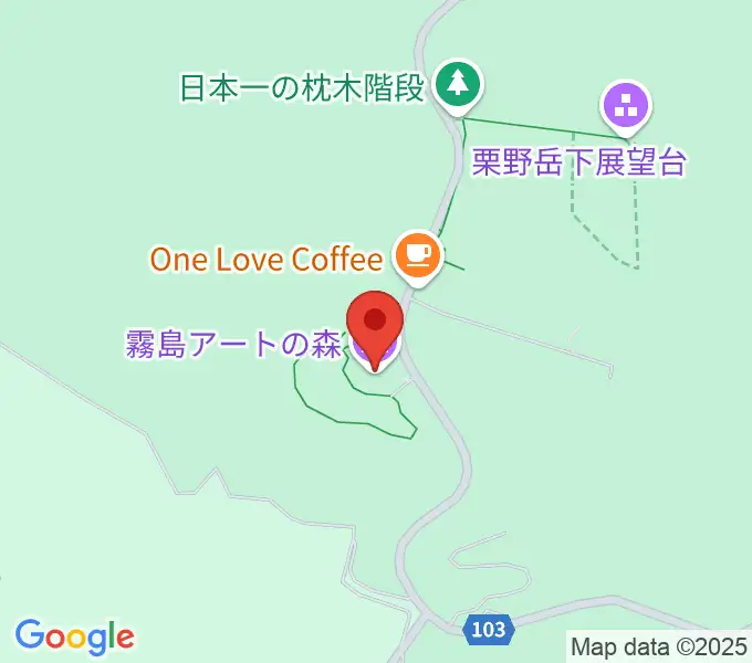 霧島アートの森の地図