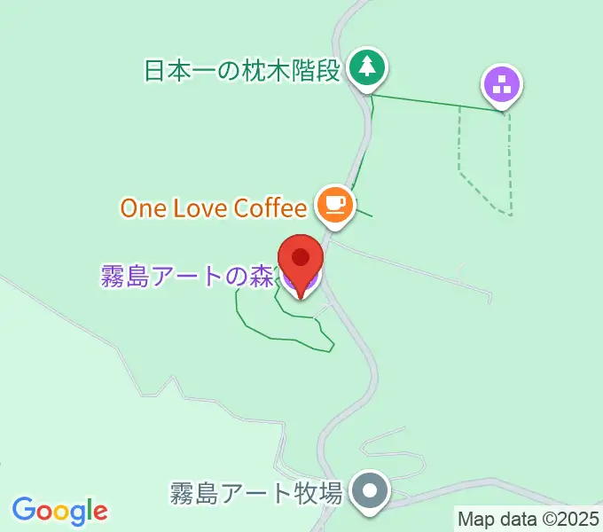 霧島アートの森の地図