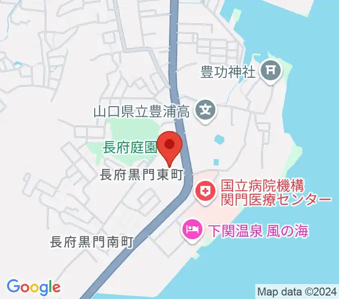 下関市立美術館の地図