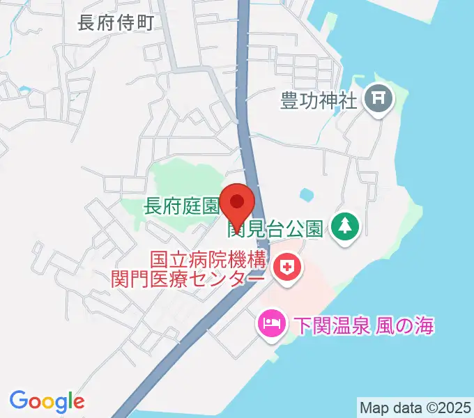 下関市立美術館の地図
