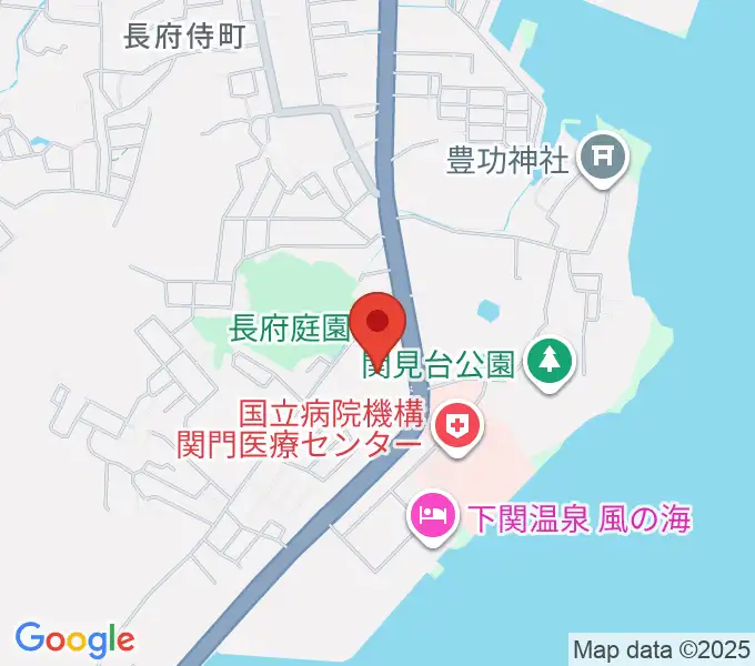 下関市立美術館の地図