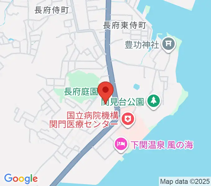 下関市立美術館の地図