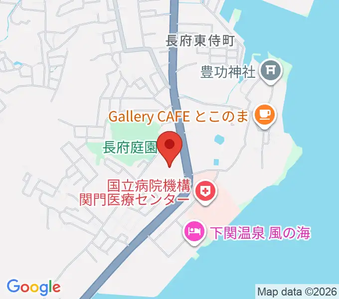 下関市立美術館の地図