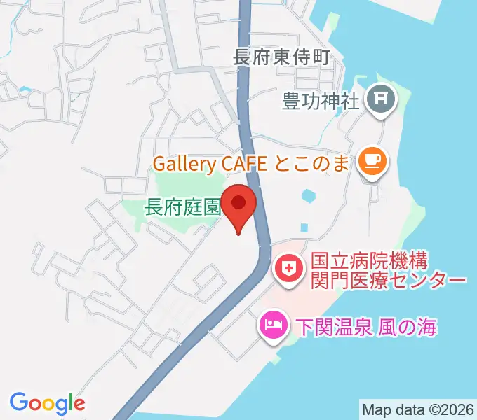 下関市立美術館の地図
