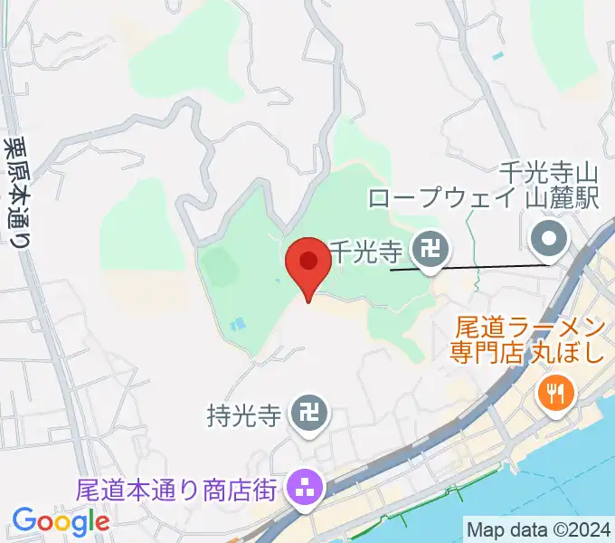 尾道市立美術館の地図