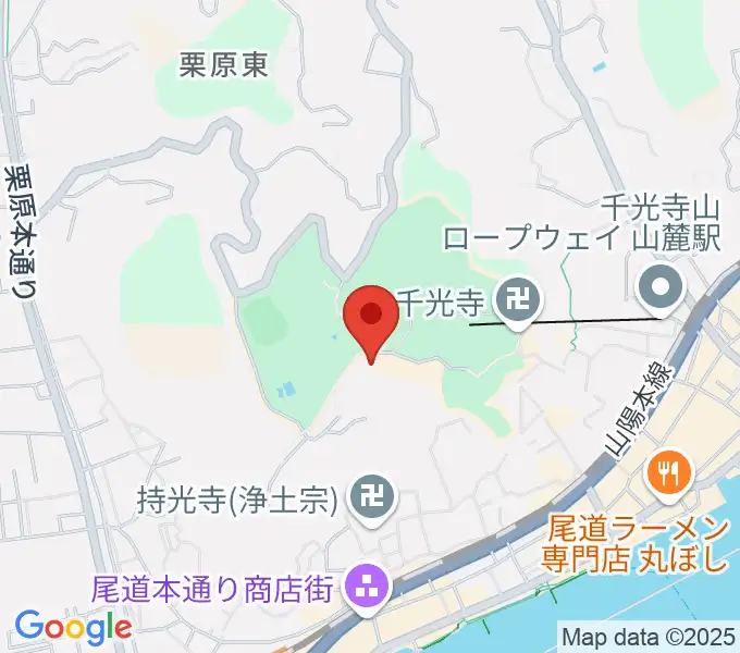 尾道市立美術館の地図
