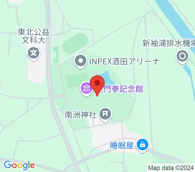 土門拳記念館 の地図