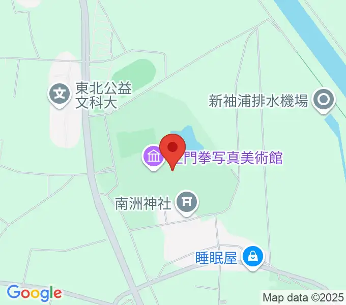 土門拳記念館 の地図