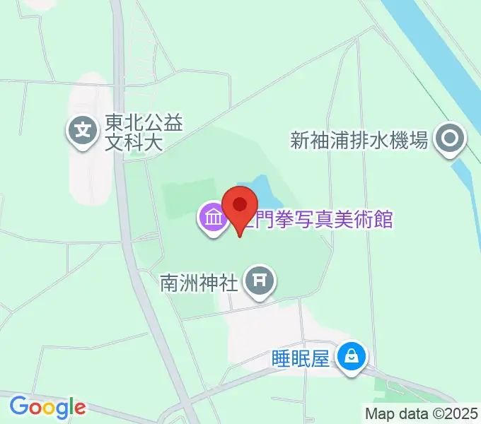 土門拳記念館 の地図