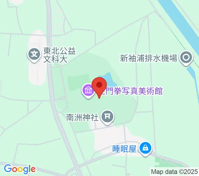 土門拳記念館 の地図