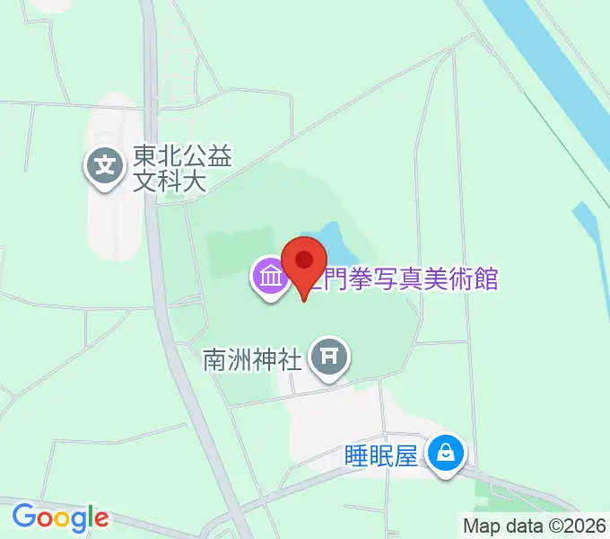 土門拳記念館 の地図