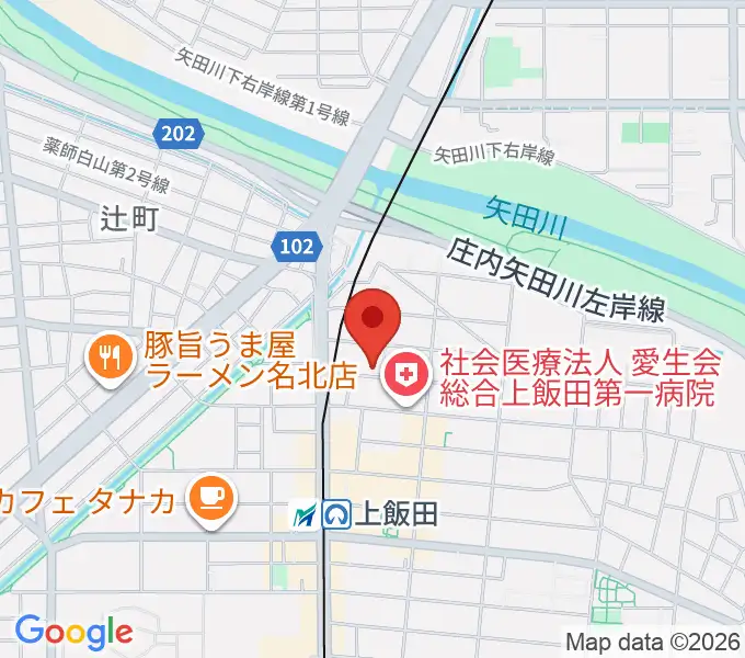 リアラウンズの地図