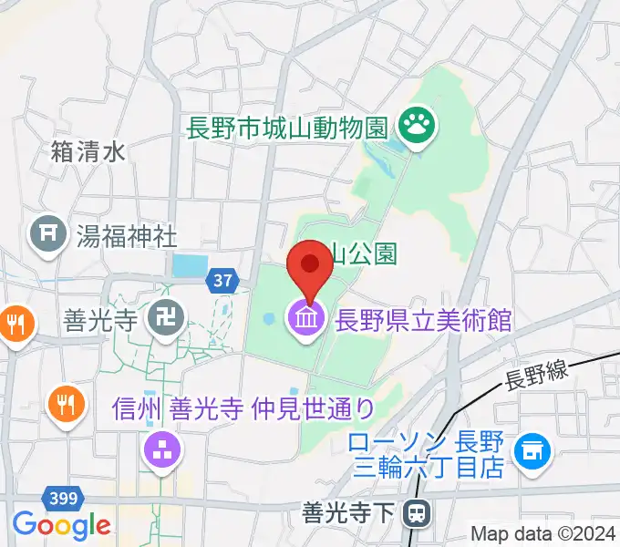 東山魁夷館の地図