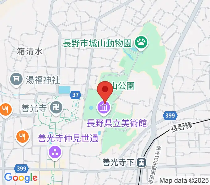 東山魁夷館の地図
