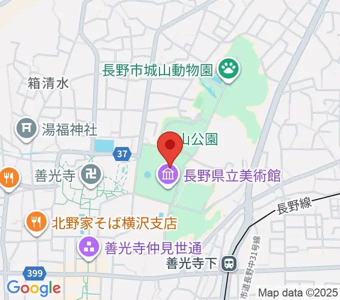 東山魁夷館の地図