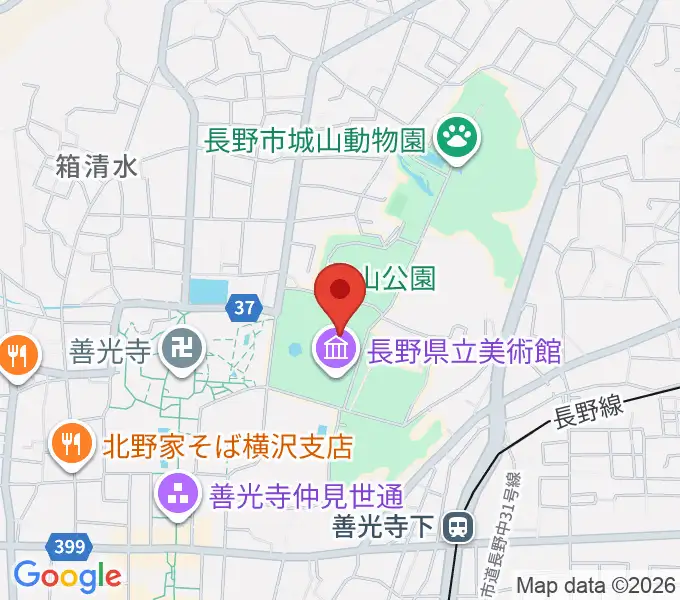 東山魁夷館の地図