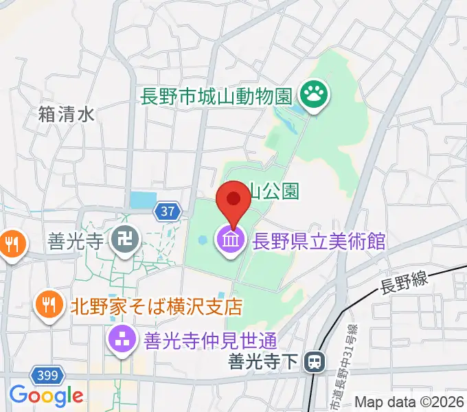 東山魁夷館の地図