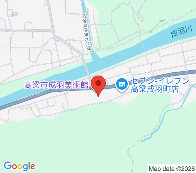 高梁市成羽美術館の地図