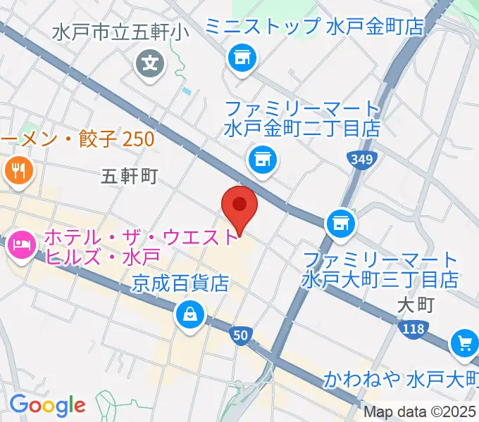 水戸芸術館 現代美術ギャラリーの地図
