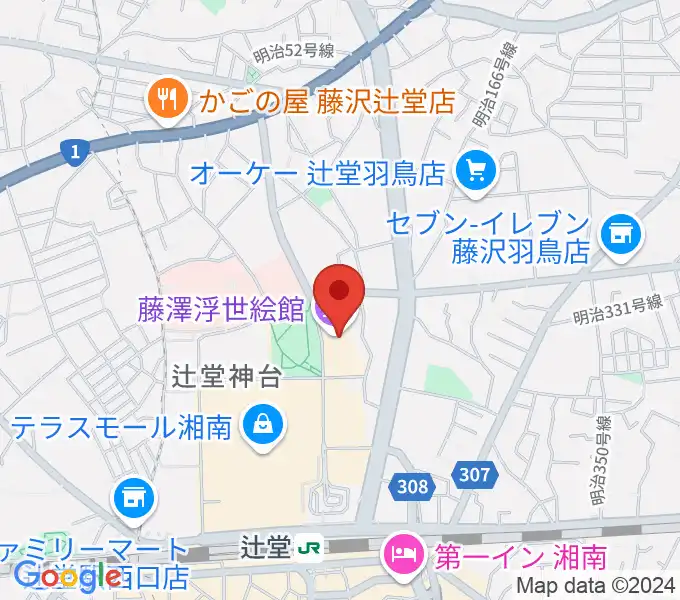 藤沢市アートスペースの地図