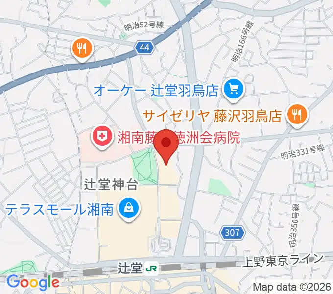 藤沢市アートスペースの地図
