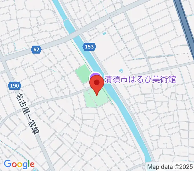 清須市はるひ美術館の地図