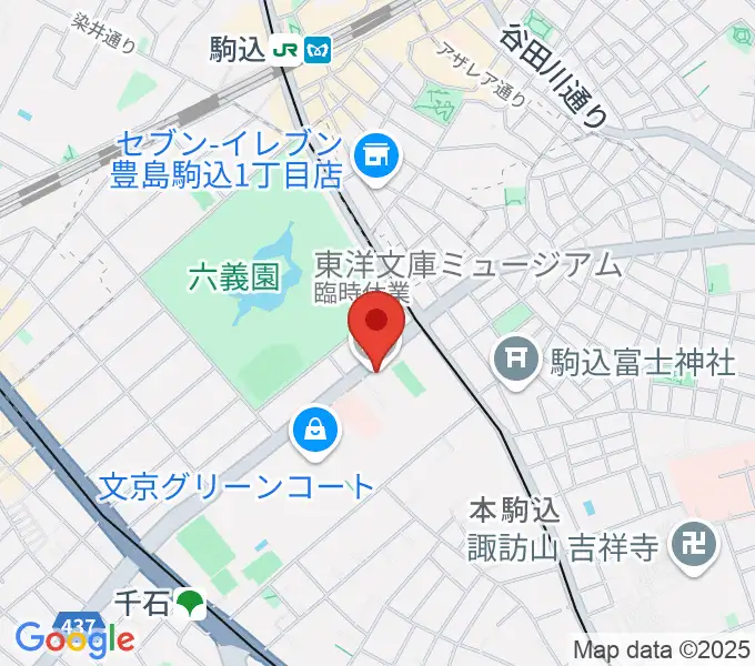 東洋文庫ミュージアムの地図