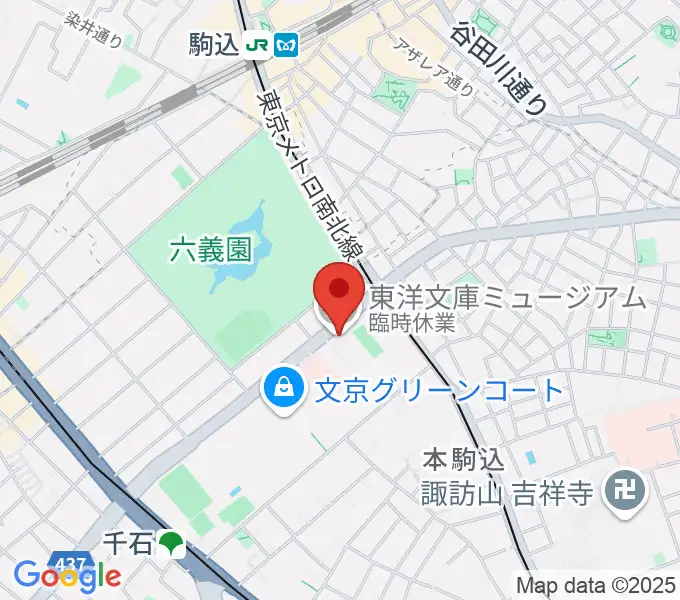 東洋文庫ミュージアムの地図