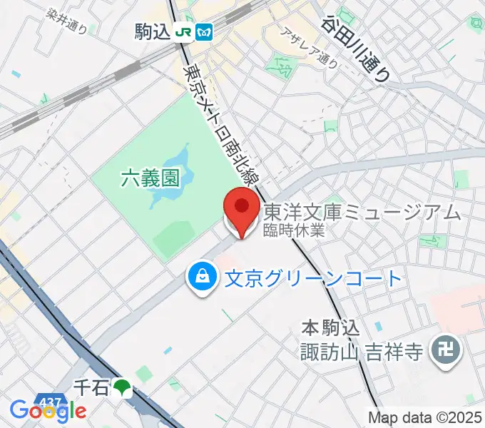 東洋文庫ミュージアムの地図