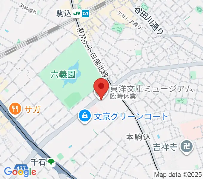 東洋文庫ミュージアムの地図