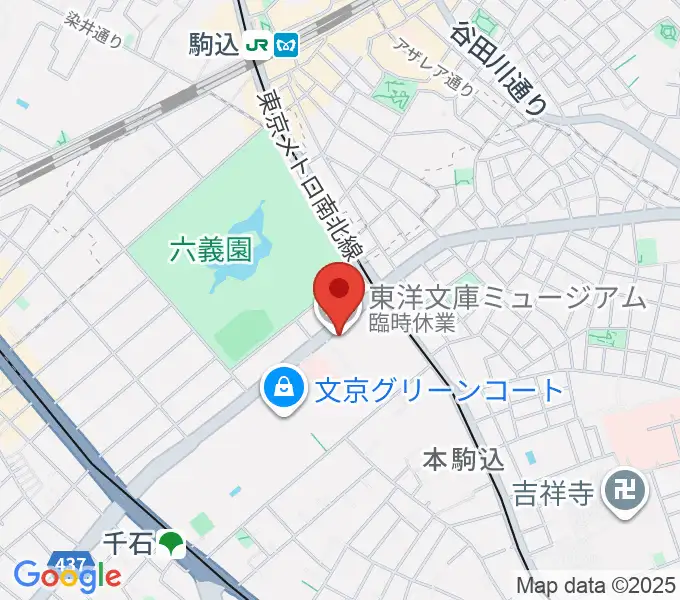 東洋文庫ミュージアムの地図