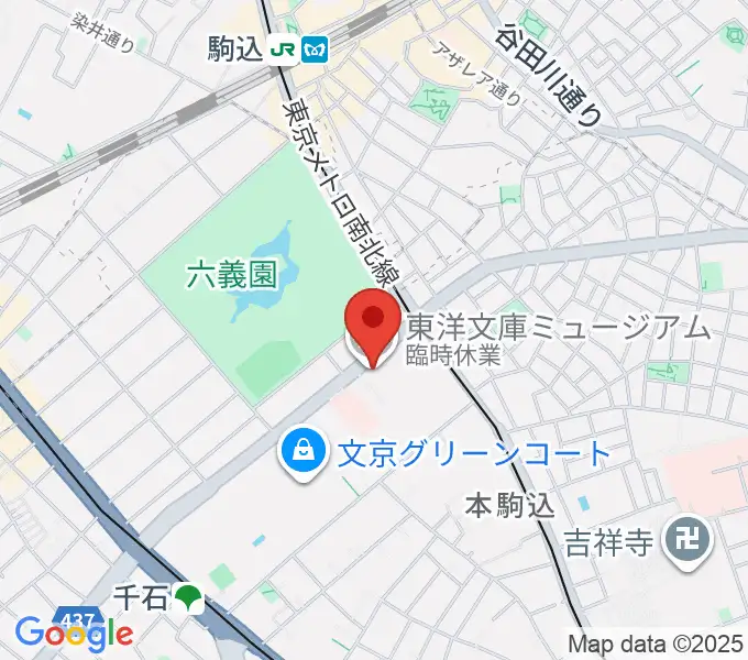 東洋文庫ミュージアムの地図