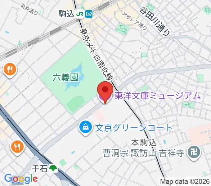 東洋文庫ミュージアムの地図