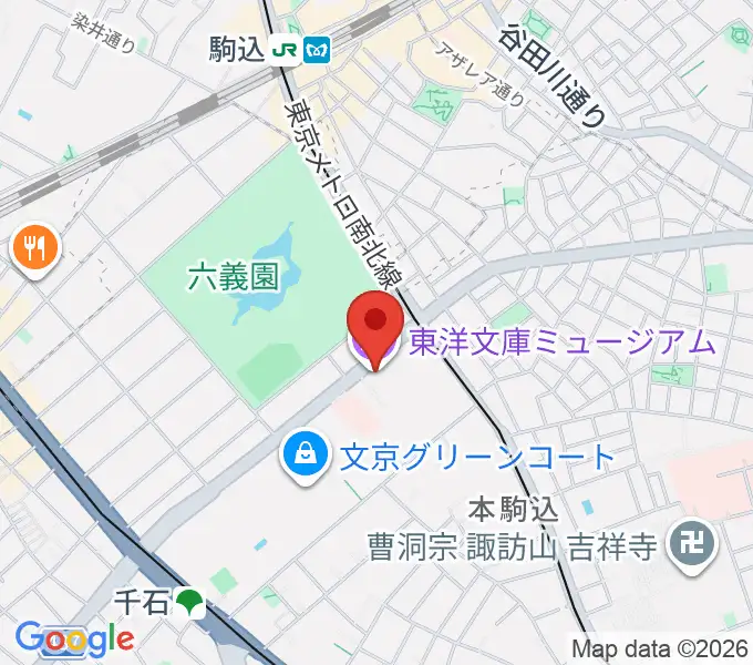 東洋文庫ミュージアムの地図