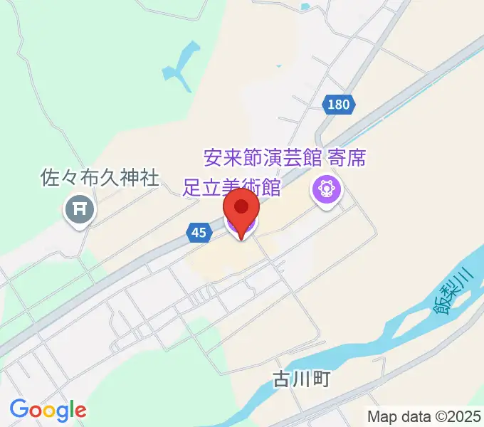 足立美術館の地図