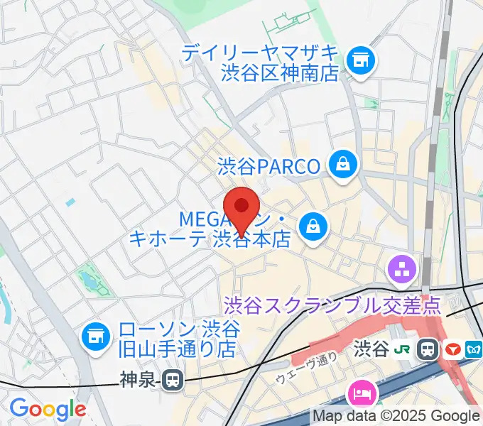 Bunkamuraザ・ミュージアムの地図