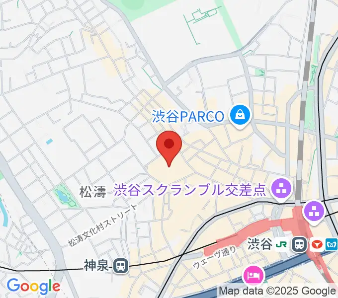 Bunkamuraザ・ミュージアムの地図