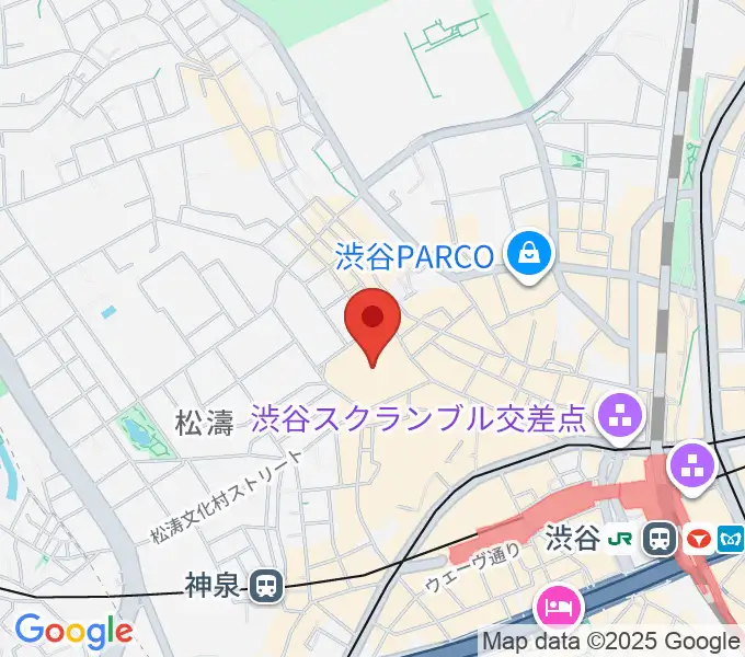 Bunkamuraザ・ミュージアムの地図