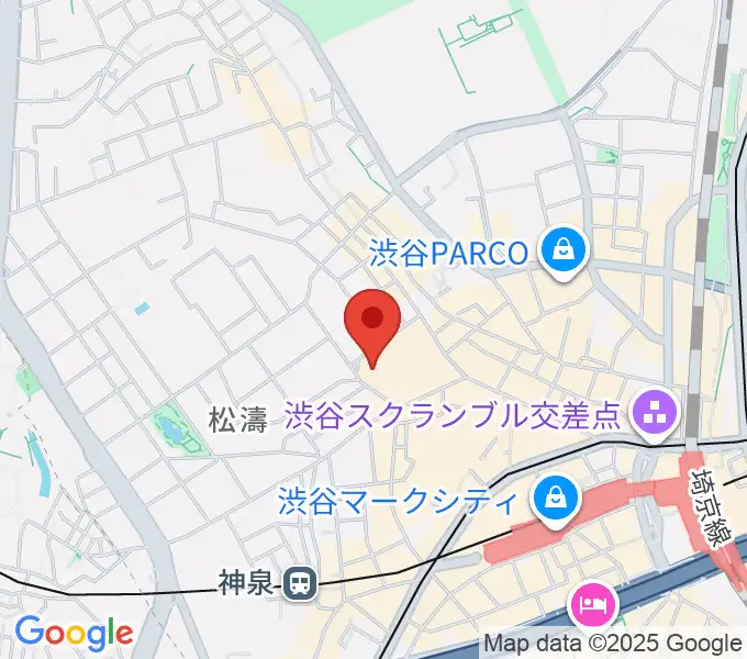 Bunkamuraザ・ミュージアムの地図