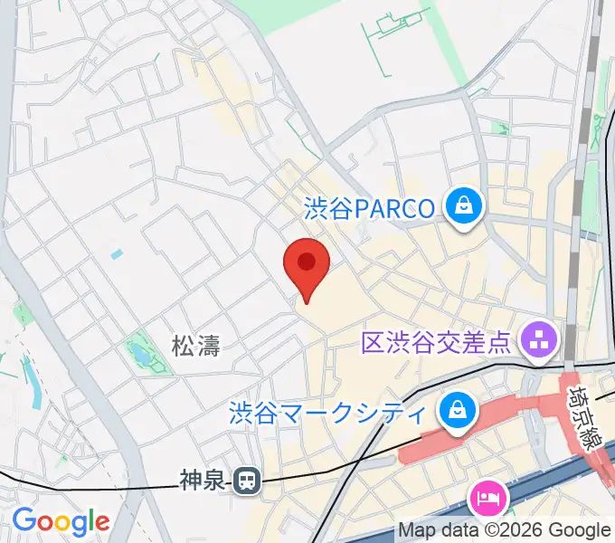 Bunkamuraザ・ミュージアムの地図