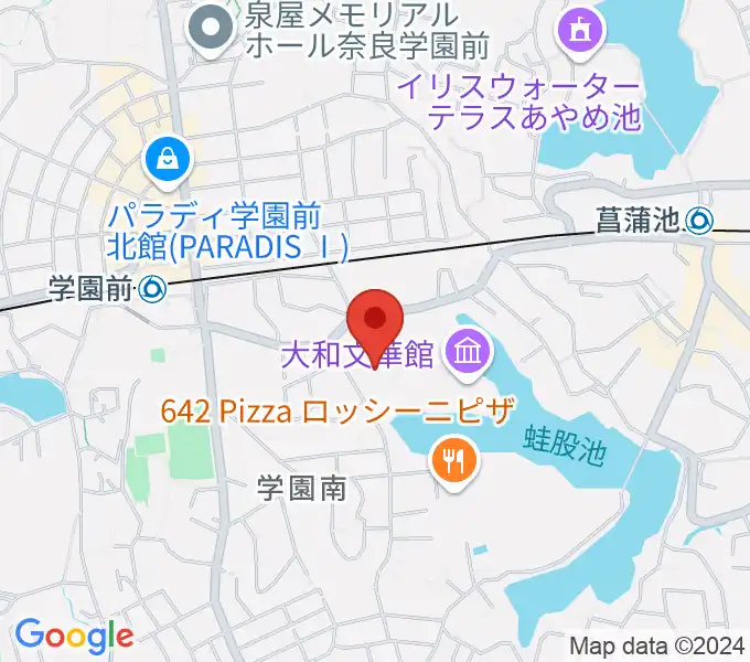 大和文華館の地図