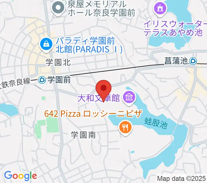 大和文華館の地図