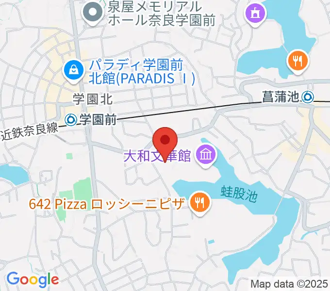 大和文華館の地図