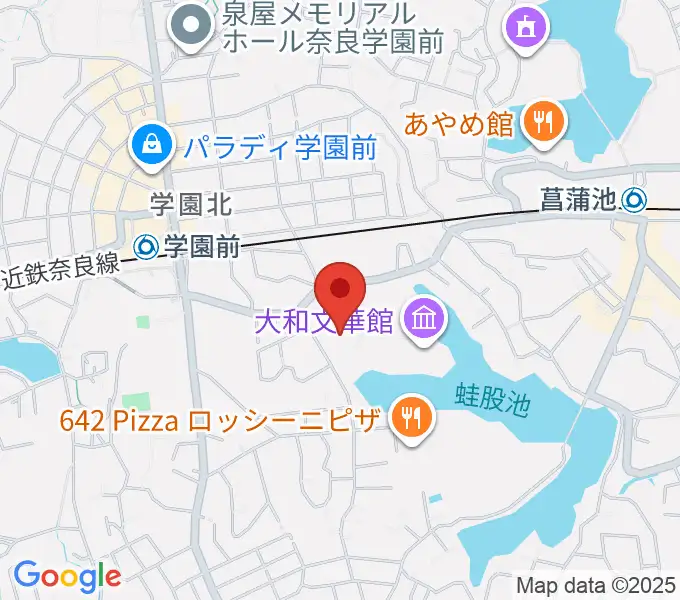 大和文華館の地図